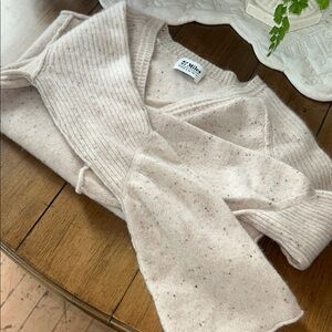 27 Miles Malibu Speckled V-Neck Sweater S/M